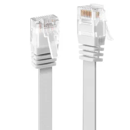 Lindy 47501 Cable de Red Ethernet LAN Cat6 U/UTP 1 m Blanco, Conectores RJ-45 Macho chapados en oro, 100 Mbit/s, 250 MHz