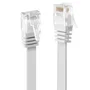 Lindy 47501 Cable de Red Ethernet LAN Cat6 U/UTP 1 m Blanco, Conectores RJ-45 Macho chapados en oro, 100 Mbit/s, 250 MHz