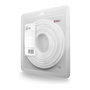 LINDY Cable de Red Patch Cord Cat6 RJ-45 UTP Blanco Plano de 1 m (1.00m, 47501, U/UTP, 100 Mbps, 250 MHz, Oro, RoHS, REACH)