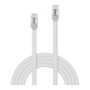 LINDY Cable de Red Patch Cord Cat6 RJ-45 UTP Blanco Plano de 1 m (1.00m, 47501, U/UTP, 100 Mbps, 250 MHz, Oro, RoHS, REACH)