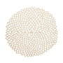 Chilewich Mantelito Vinilo Petal Champagne, 38 cm (Set de 8)