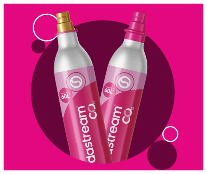 Sodastream Cilindro de Gas Quick Connect Rosa 60L Sodastream Cilindro de Gas Quick Connect Rosa 60L