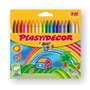 Plastidecor Estuche de 18 Ceras de Colores Surtidos