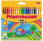 Plastidecor Estuche de 18 Ceras de Colores Surtidos