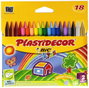 Plastidecor Estuche de 18 Ceras de Colores Surtidos