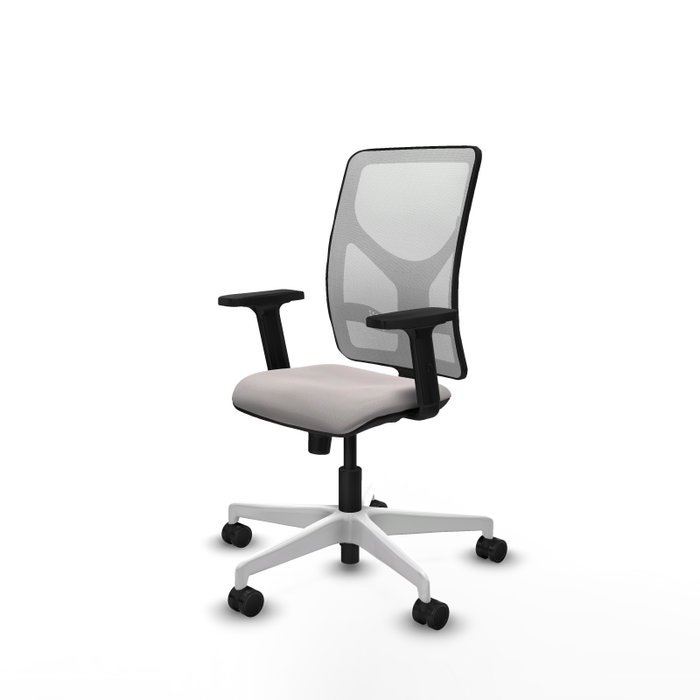 PIQUERAS Y CRESPO Silla de oficina Motilla con mecanismo Sincro, Blanco PIQUERAS Y CRESPO Silla de oficina Motilla con mecanismo Sincro, Blanco
