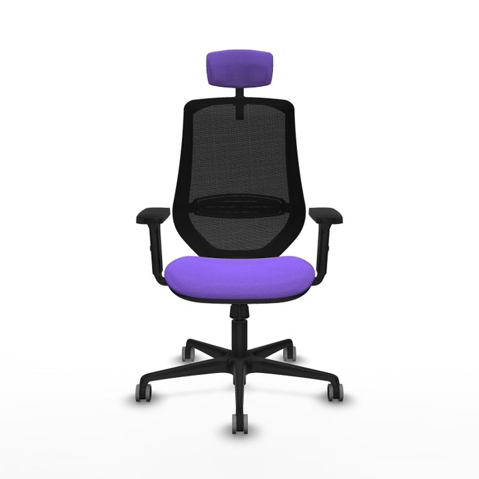 PIQUERAS Y CRESPO Silla de oficina Mardos con mecanismo Sincro, Lila y Negro PIQUERAS Y CRESPO Silla de oficina Mardos con mecanismo Sincro, Lila y Negro