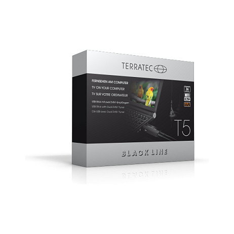 Terratec T5 Receptor DVB-T Negroline con Sintonizador Dual HD