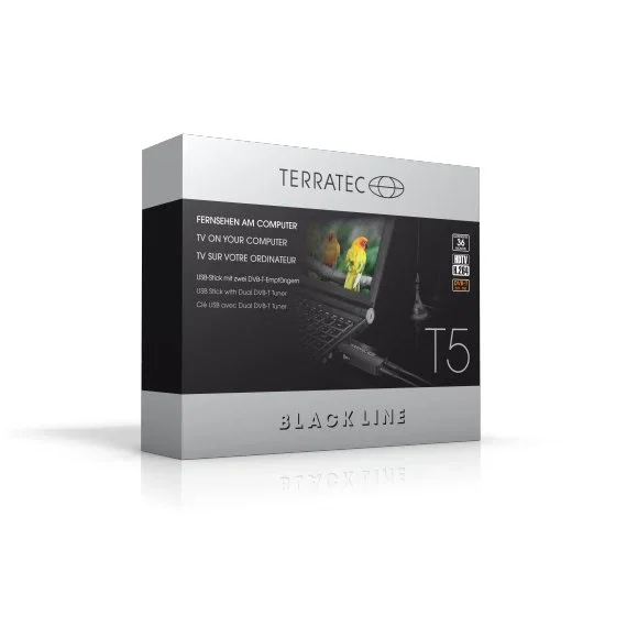 Terratec T5 Receptor DVB-T Negroline con Sintonizador Dual HD