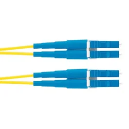 Panduit Cable de Fibra Óptica OS2 LC Duplex, 10m, Chaqueta LSZH Amarillo, Full Duplex