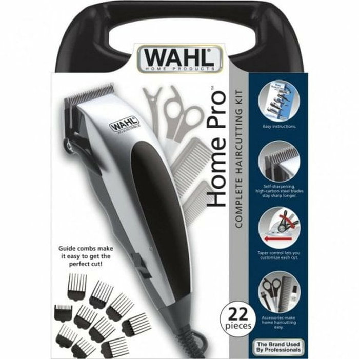 Wahl Home Pro Kit Cortapelos con Cable y 8 Peines Guía