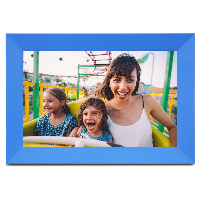 Denver Frameo PFF-1023BU - Marco digital, color azul