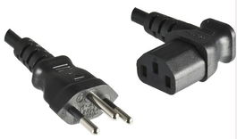 MicroConnect Cable de Alimentación Suizo Tipo J Angulado C13, 1.8m