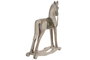 DKD Home Decor Figura de Caballo en Mango y Metal, Color Natural
