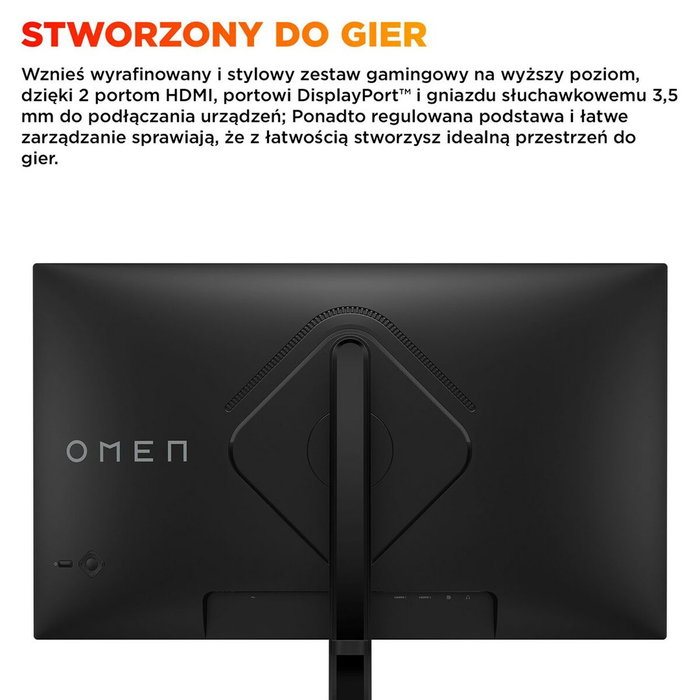 HP Omen 27q G2 Monitor Gaming QHD 180Hz IPS 27 pulg. Black