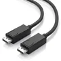 Aisens Cable DisplayPort 1.4 (A149-1017) 8K@60Hz HBR3, DP Macho a DP Macho, 1m, Negro, Compatible con HDR y 32 Canales de Audio
