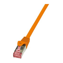 LogiLink Patch Cable Cat.6 S/FTP PrimeLine 3,00m naranja