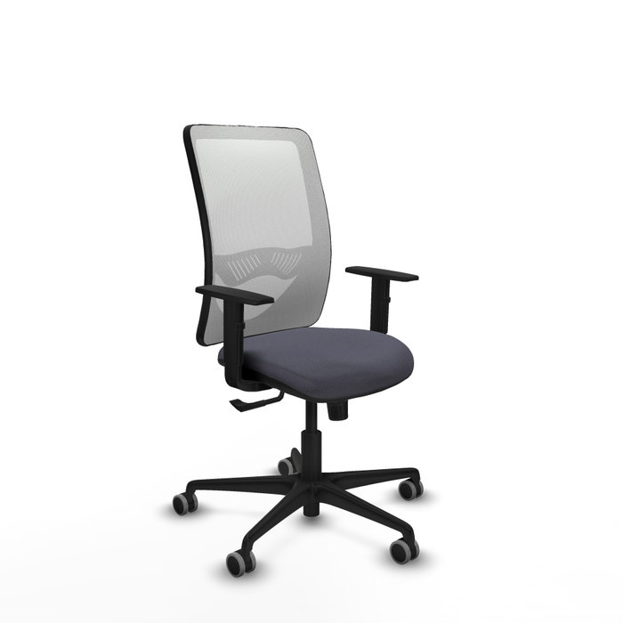 PIQUERAS Y CRESPO Silla de oficina Zulema Gris oscuro y Blanco PIQUERAS Y CRESPO Silla de oficina Zulema Gris oscuro y Blanco