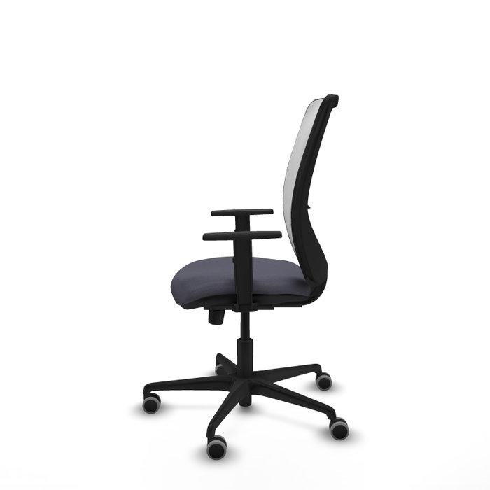 PIQUERAS Y CRESPO Silla de oficina Zulema Gris oscuro y Blanco PIQUERAS Y CRESPO Silla de oficina Zulema Gris oscuro y Blanco
