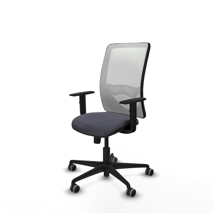 PIQUERAS Y CRESPO Silla de oficina Zulema Gris oscuro y Blanco PIQUERAS Y CRESPO Silla de oficina Zulema Gris oscuro y Blanco