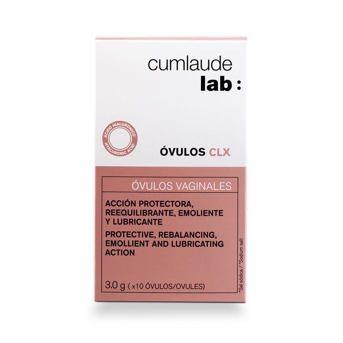 Cumlaude Lab ÓVULOS CLX 10x3gr, Bienestar Íntimo y Prevención de Inflamación Vaginal