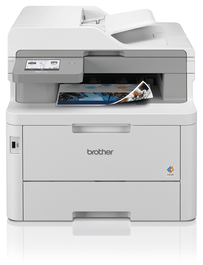 Brother MFC-L8340CDW - Impresora Multifunción Color LED, WiFi, 30 ppm, 600x2400 DPI, Duplex, ADF, Pantalla Táctil, 4 Tóneres Incluidos