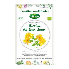 Agreen Sobre de Semillas Hierba de San Juan Medicinal Eco 857013bolsh para Ansiedad, Estrés e Insomnio