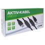InLine 34512A Cable USB 2.0 con amplificación de señal, 15m, USB A a USB B