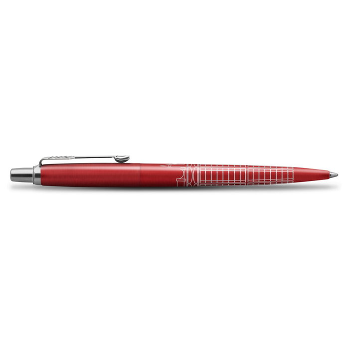 Parker Jotter Global Icons London Bolígrafo Retráctil Rojo con Detalles Cromados Parker Jotter Global Icons London Bolígrafo Retráctil Rojo con Detalles Cromados