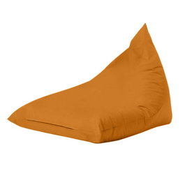 Atelier Del Sofa Pouf Grande para Jardín Naranja 145x90x35 cm Terciopelo Impermeable para Exterior