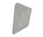 DKD Home Decor Decoración de Pared Mango MDF Blanco 121,5x121,5 cm