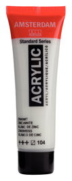 Amsterdam Standard Series Pintura Acrílica Blanco de Cinc 20 ml
