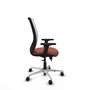 PIQUERAS Y CRESPO Silla de oficina Zulema con mecanismo Sincro/Traslack, Marrón y Blanco