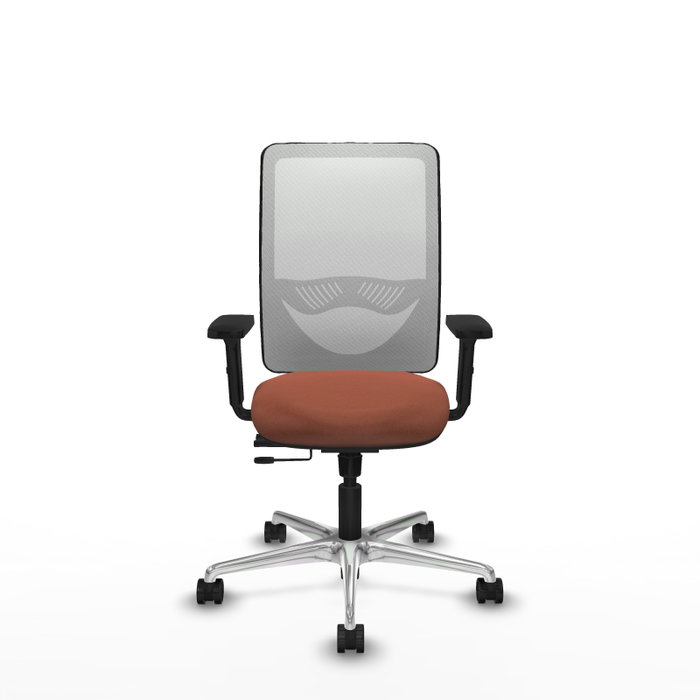 PIQUERAS Y CRESPO Silla de oficina Zulema con mecanismo Sincro/Traslack, Marrón y Blanco PIQUERAS Y CRESPO Silla de oficina Zulema con mecanismo Sincro/Traslack, Marrón y Blanco
