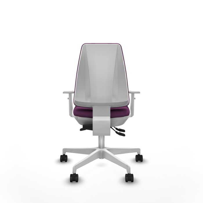 PIQUERAS Y CRESPO Silla de oficina Elche Morada con mecanismo Asincro
