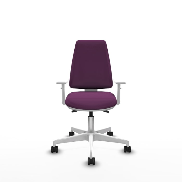 PIQUERAS Y CRESPO Silla de oficina Elche Morada con mecanismo Asincro