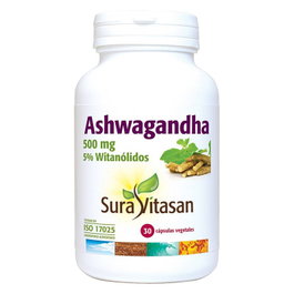 SURA VITASAN Ashwagandha 30 cápsulas vegetales