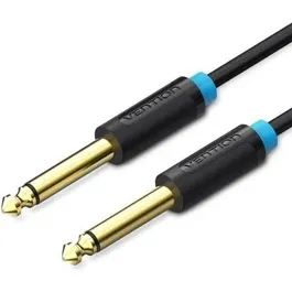 Vention BAABI Cable de Audio Jack 6.5 Macho a Jack 6.5 Macho 3m Negro