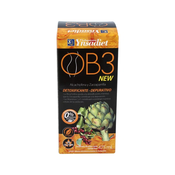 Ynsadiet OB3 Drenante Jarabe 475 ml Ynsadiet OB3 Drenante Jarabe 475 ml