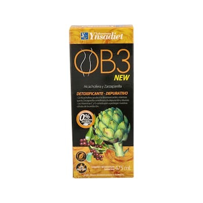 Ynsadiet OB3 Drenante Jarabe 475 ml