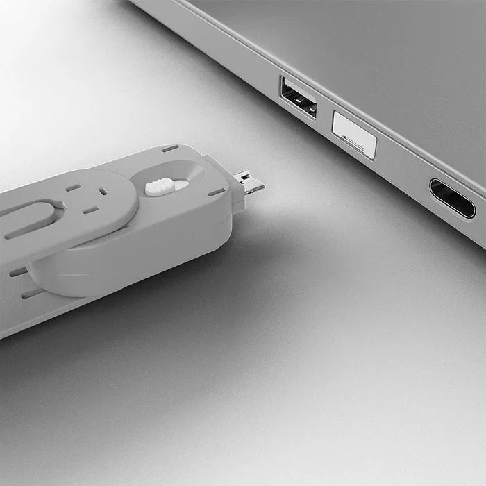 Lindy Bloqueador de Puerto USB Tipo A con Llave, Pack de 5, Blanco