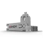 Lindy Bloqueador de Puerto USB Tipo A con Llave, Pack de 5, Blanco