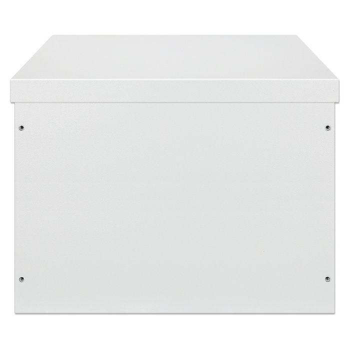 Intellinet 716093 Bastidor de pared rack 19 pulgadas 9U 600 mm de profundidad IP55, color gris, capacidad 100 kg, incluye gestión de cables y bloqueo de teclado