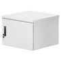 Intellinet 716093 Bastidor de pared rack 19 pulgadas 9U 600 mm de profundidad IP55, color gris, capacidad 100 kg, incluye gestión de cables y bloqueo de teclado