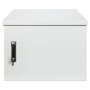 Intellinet 716093 Bastidor de pared rack 19 pulgadas 9U 600 mm de profundidad IP55, color gris, capacidad 100 kg, incluye gestión de cables y bloqueo de teclado