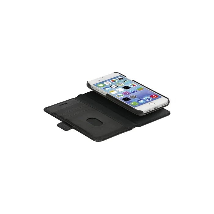 Dbramante1928 lynge funda con tapa para telÉfono mÓvil cuero de grano entero negro para apple iphone 6 6s 7 8 se (2ª generaciÓn)