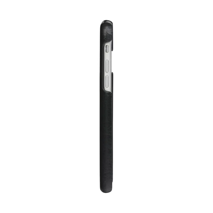 Dbramante1928 lynge funda con tapa para telÉfono mÓvil cuero de grano entero negro para apple iphone 6 6s 7 8 se (2ª generaciÓn)