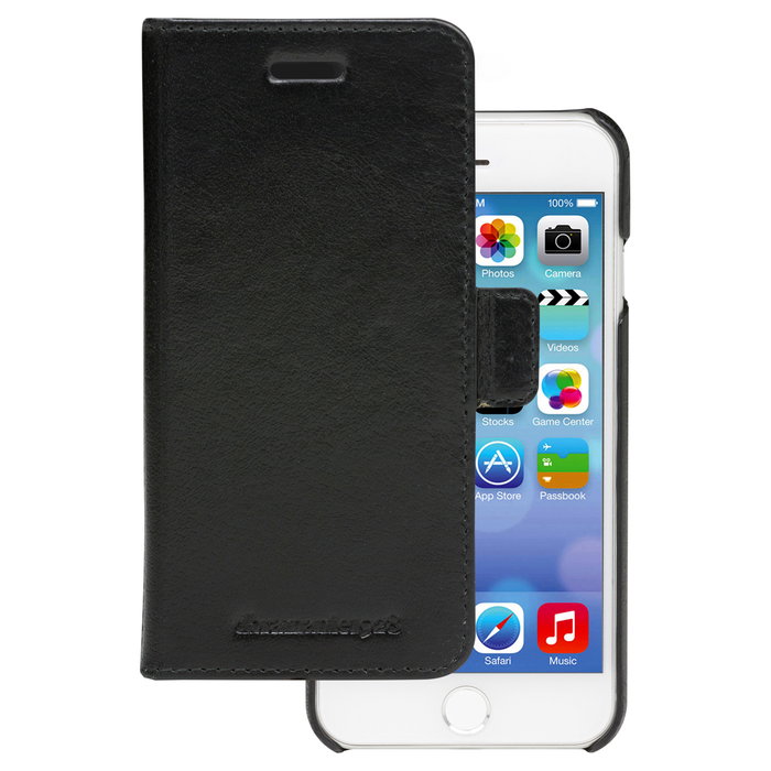 Dbramante1928 Lynge Funda de Cuero de Grano Entero Negro para Apple iPhone 6 6s 7 8 SE 2ª Generación Dbramante1928 Lynge Funda de Cuero de Grano Entero Negro para Apple iPhone 6 6s 7 8 SE 2ª Generación