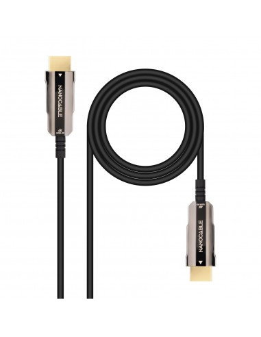 Nanocable Cable HDMI V2.0 AOC 4K@60Hz 18Gbps 10m Negro
