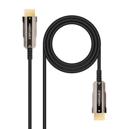 Nanocable Cable HDMI 2.0 AOC Macho a Macho 10m - 4K@60Hz 18Gbps HDR HDCP 2.2 - Negro